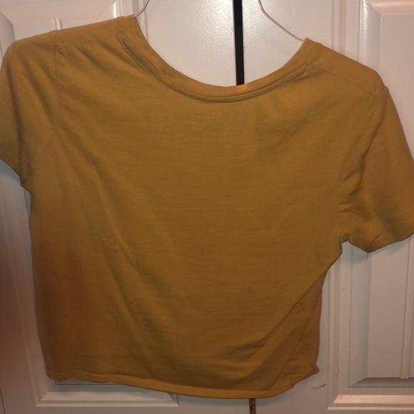 Yellow Crop Top - Picture 3 of 3